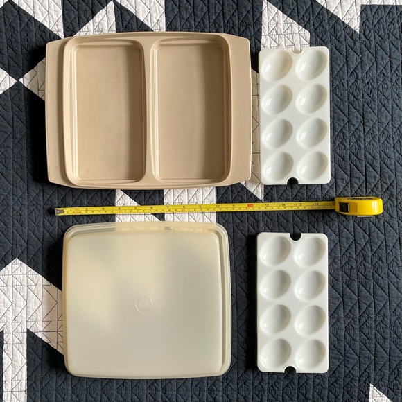 VINTAGE Tupperware devilled egg container - Picture 3 of 3